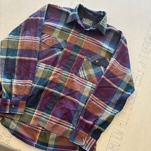 Vintage 90s Backpacker Outdoors Plaid Flannel Shirt